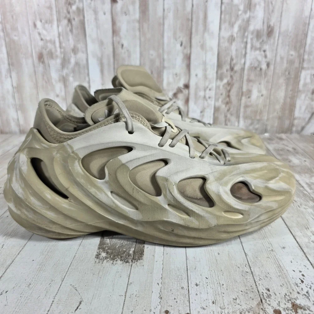 Adidas adiFOM Q Wonder White Men's Size 13 GW2217 Marbled Foam Sneakers